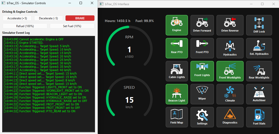 Screenshot 2 of bTrac OS